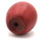 Sculpture of a giant red apple in wood, 1960s