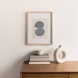 Abstract painting on paper - infinity - painting signed eawy