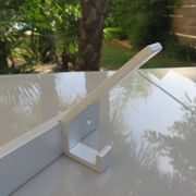 Porte manteau moderniste en aluminium années 70