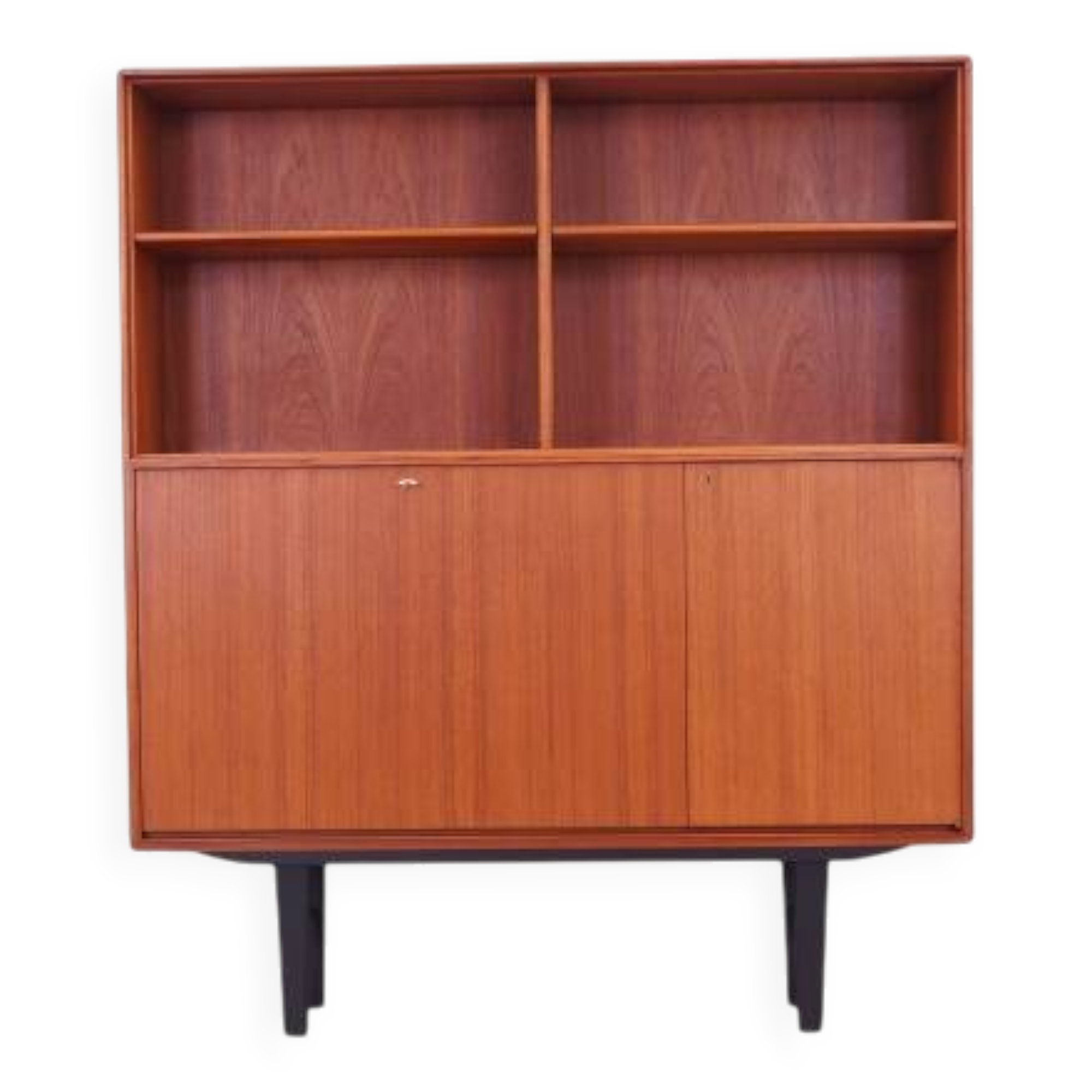 Teak bookcase, Scandinavian design, 1960s, designer: Bertil Fridhagen, prod