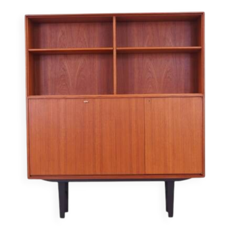 Teak bookcase, Scandinavian design, 1960s, designer: Bertil Fridhagen, prod