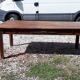 Country farm table in pine