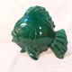 Ceramic fish signed Géo Condé - Art Deco - Lunéville, 1930s