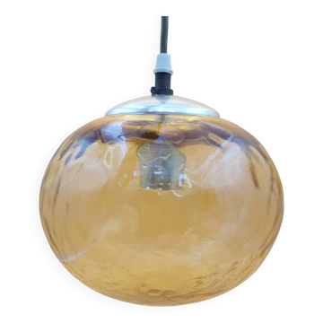 Suspension Parscot Globe amber