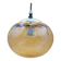 Suspension Parscot Globe amber