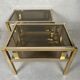 2 tables d'appoint Hollywood Regency