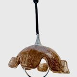 Mazzega Murano glass pendant light, Italy 1970
