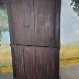 English mahogany desk bookcase