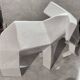 Cubist animal sculpture Ceramic elephant signed Rodrigo Solorzano