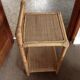 Rattan side table