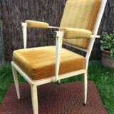 Armchair Ardus in lacquered metal.