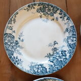 Set of 8 flat plates Saint Amand and Hamage