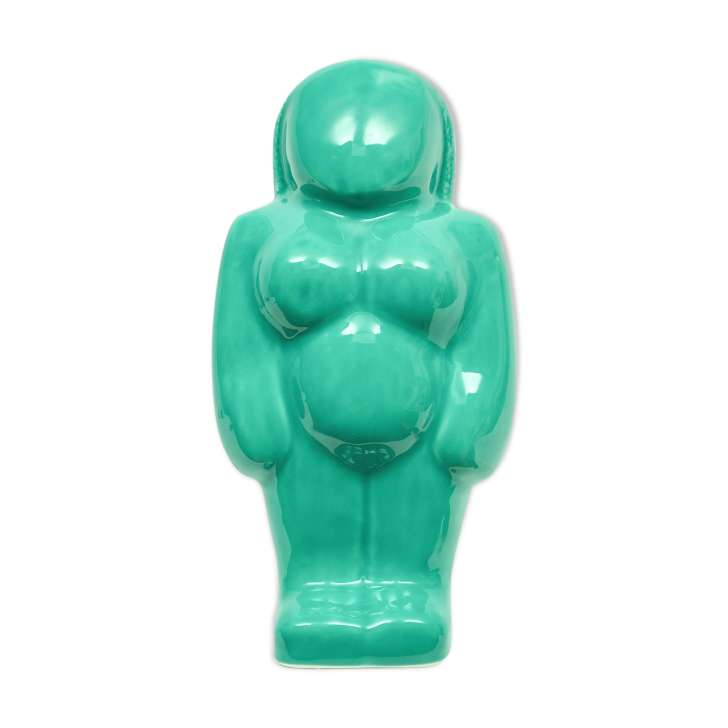 Gaia turquoise sea vase