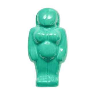 Gaia turquoise sea vase