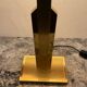 Deknudt lamp in brass, Hollywood Regency style from the 1970s.