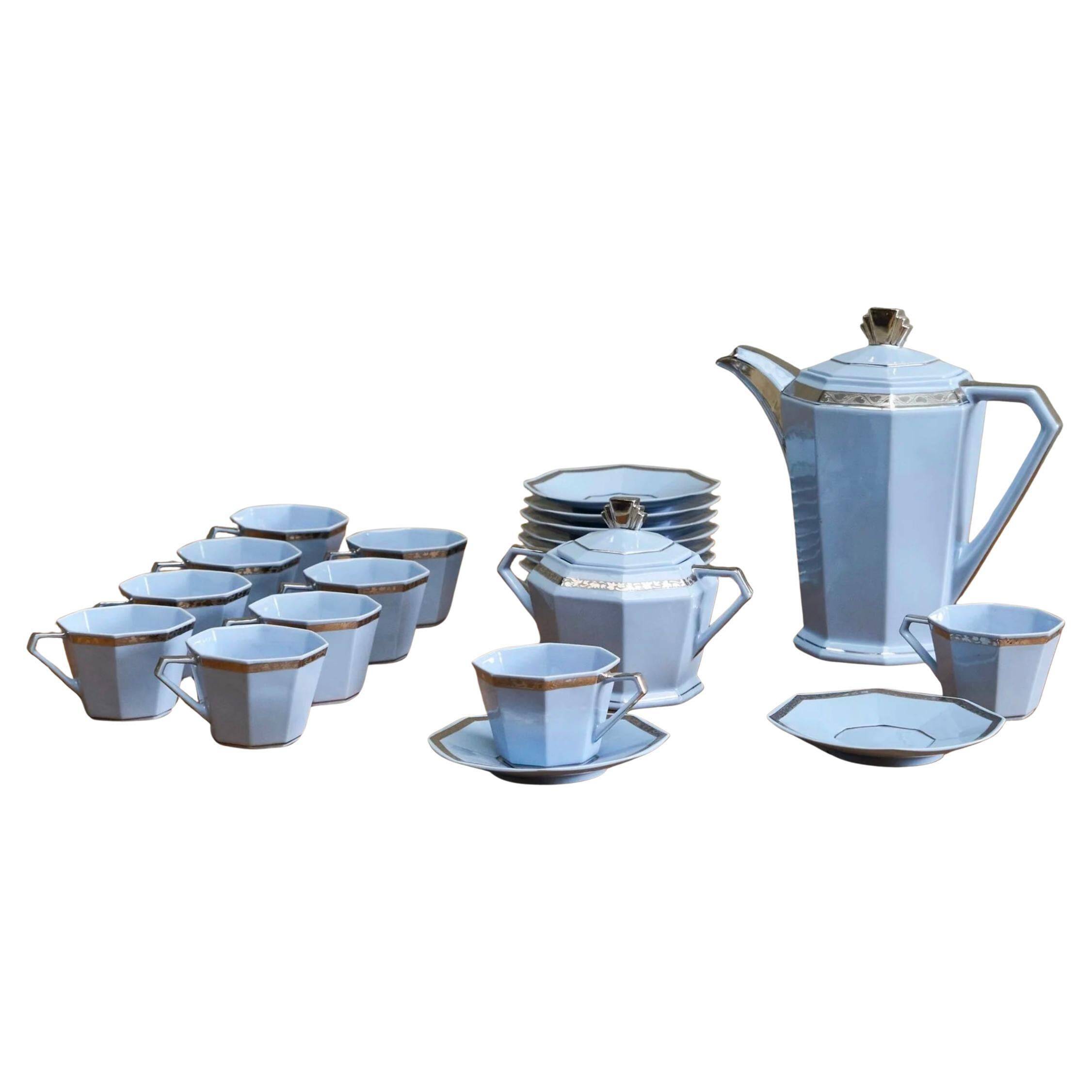 Art Deco coffee service Belgian 1930s