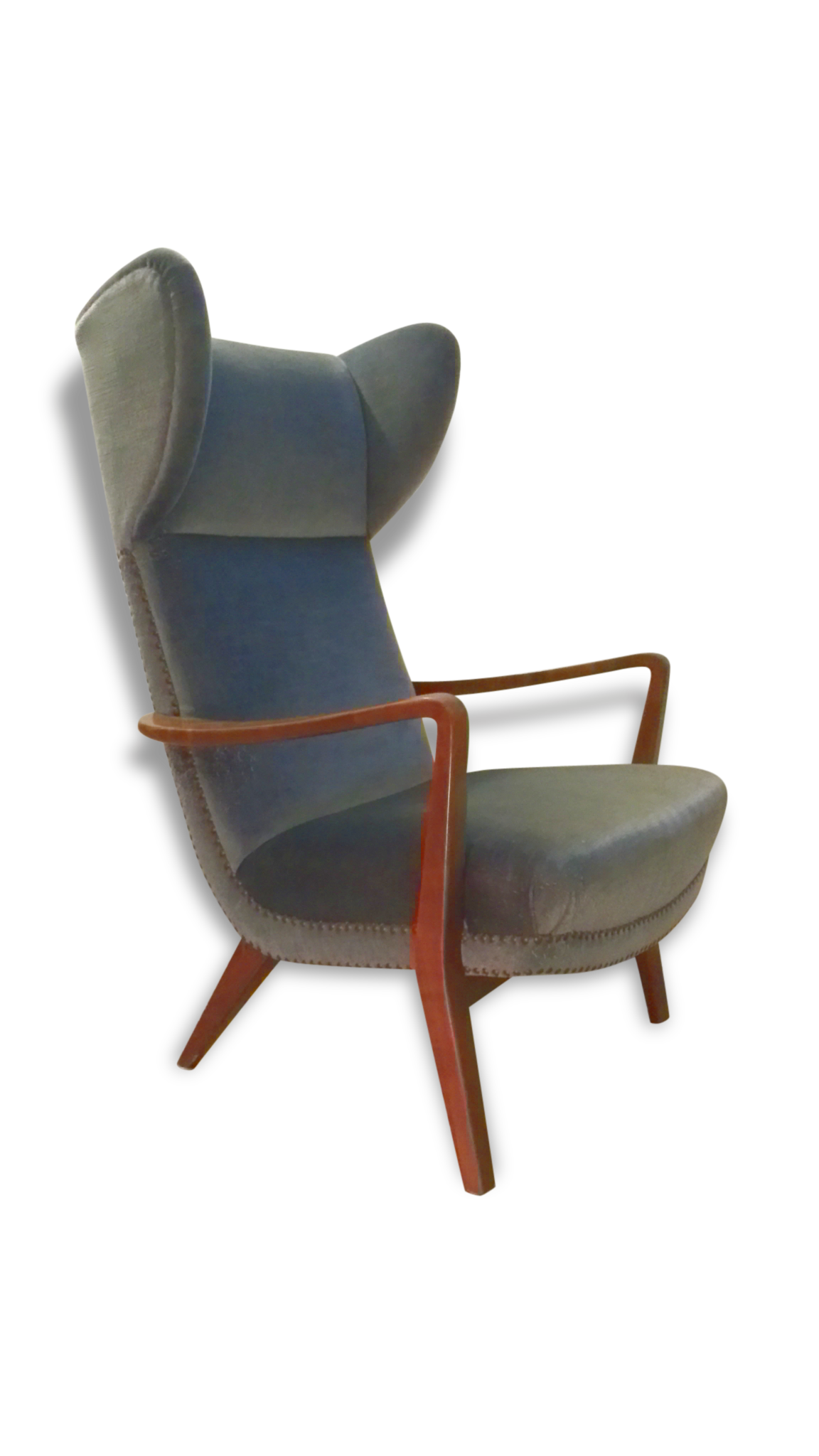 Fauteuil Bergere scandinave wing chair
