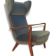 Fauteuil Bergere scandinave wing chair