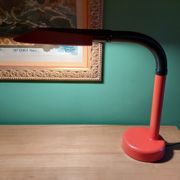 Red lamp annees 70's scandinavian design , fagerhults ( sweden )