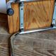 Vintage floral formica footrest stool