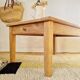 Antique wooden low farmhouse table and drawer