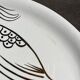2 large vintage Robert Picault ceramic earthenware dishes