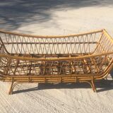 Rattan bed