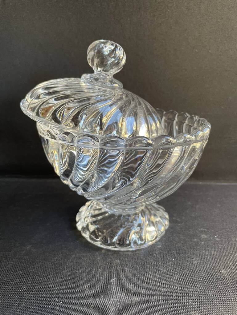 Baccarat Bamboo Twisted Sugar Bowl