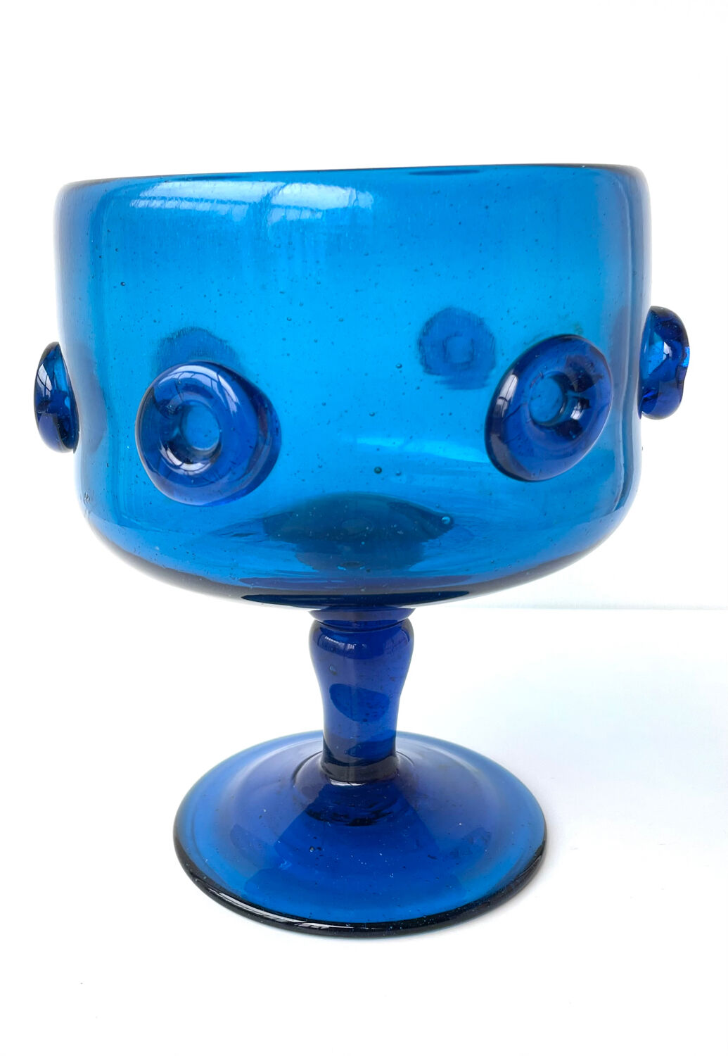 Blown glass vase from the 1970s