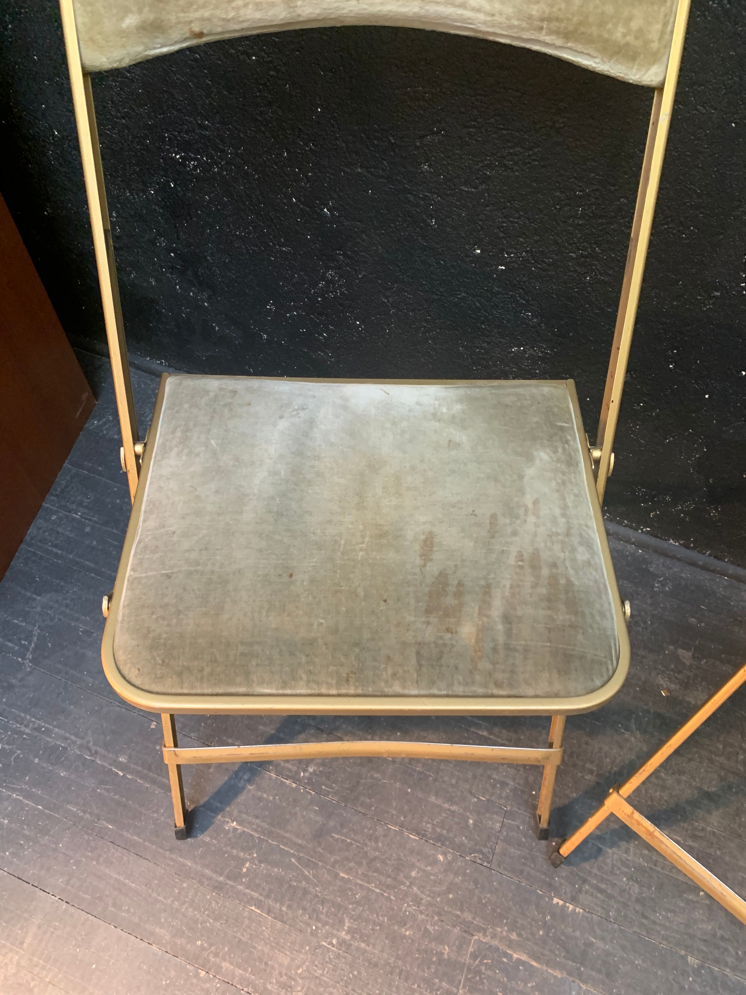 Pair of folding chairs from the 60s