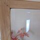GLASS CABINET IN SOLID OAK