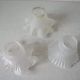 Set of 3 old tulip lamps globes