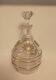 Petite carafe ronde, décor marguerites