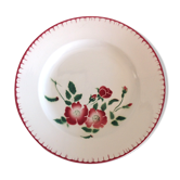 Deep dish decor Epenay des Faienceries de Sarreguemines vintage 50-60s