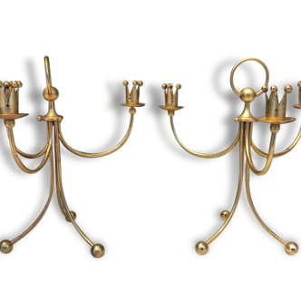 Paire De Candelabres