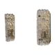 Pair of crystal wall lamps by Carl Fagerlund for Orrefors