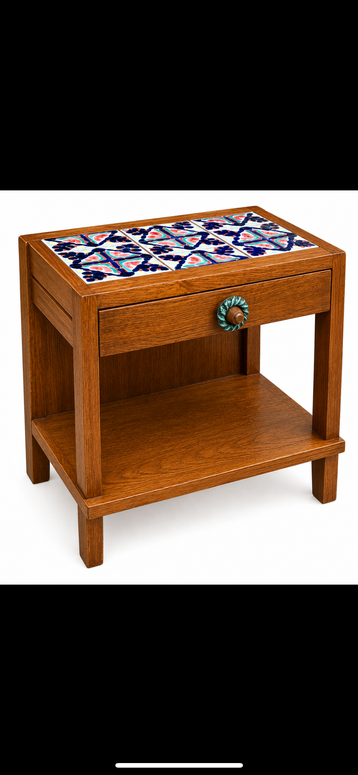 Old bedside table by Guillerme and Chambron