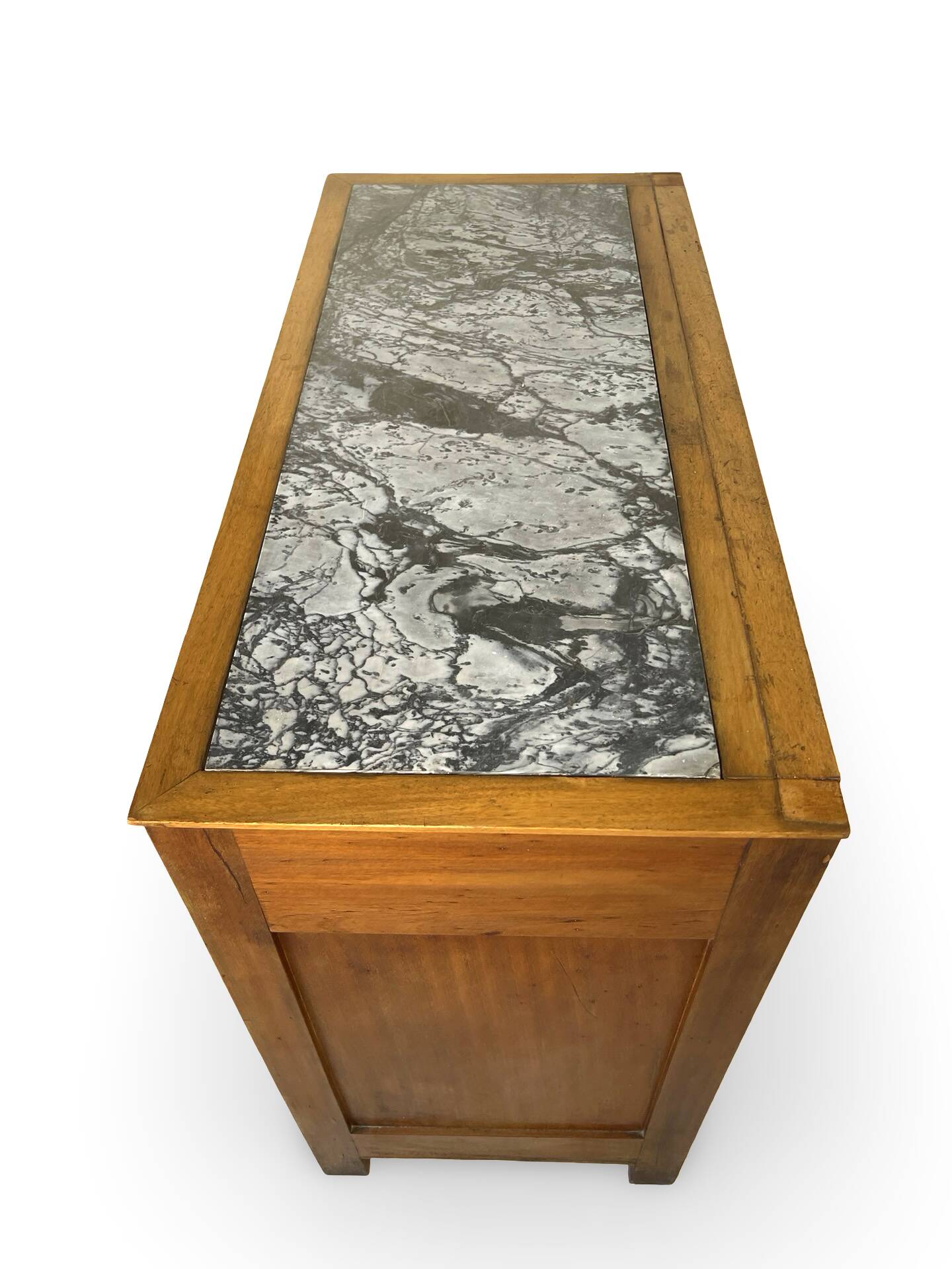 Commode de style Art Déco en bois de cerisier et noyer.