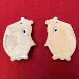 Henriot Quimper earthenware bouquetettes (couple)