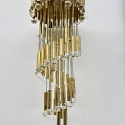 Mid-century design hanging lamp by Ernst Palme , Germany , 1970s