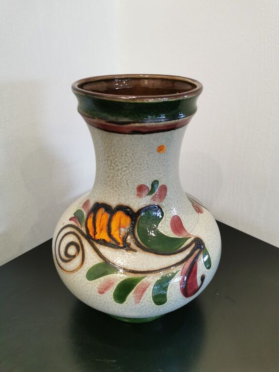 Colorful ceramic vase Vintage Scheurich 70