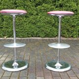 Paire de tabourets de bar, 1980s