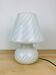 Lampe champignon Murano blanche 70
