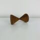 Scandinavian diabolo sculpture teak 1960s