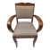 Art Deco armchair with a moustache backrest and curved armrests from the 1930s.