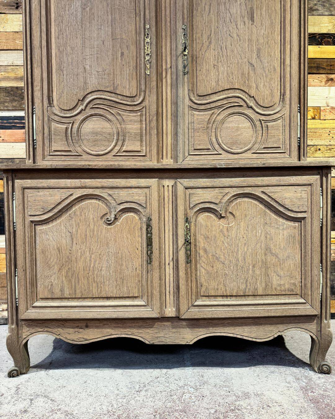 Antique sandblasted dresser