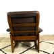 Wenge & Leather Lounge Armchair By Coja, 1981