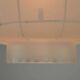 Modernist Pendant or Ceiling Lamp, Glass and Metal, 1930s/1940s, Sweden