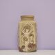 Vintage taupe west germany vase scheurich