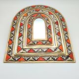 Set of 3 copper mirror wall decoration